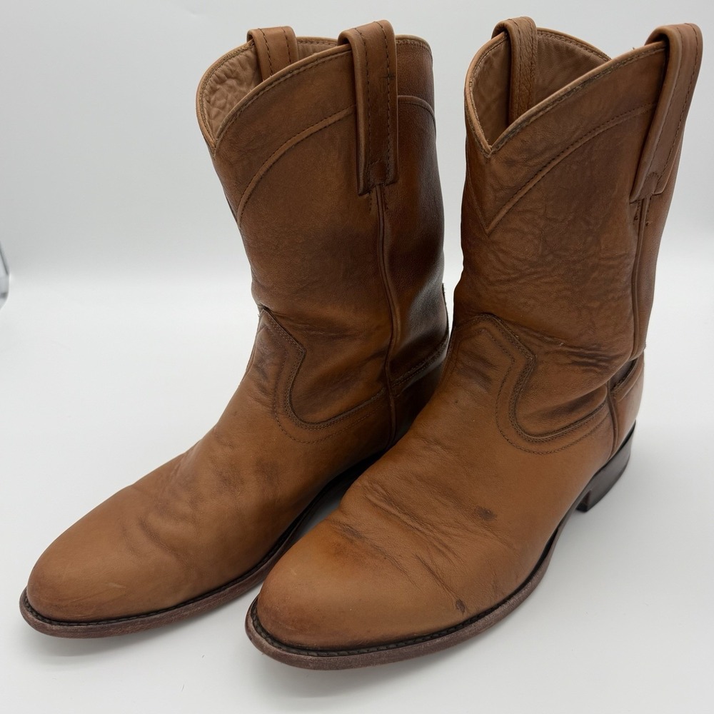 Cody James Black 1978 Caramel Ropers-10.5 D-Leather Upper, Insole And Outsole